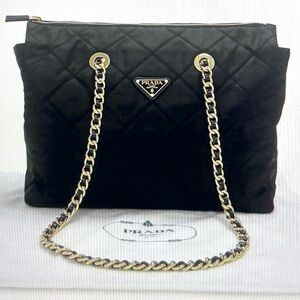 🆕 Prada Quilted Black Chain Tote 👜